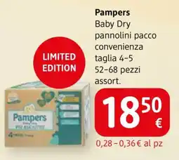 dm drogerie markt Pampers Baby Dry pannolini offerta
