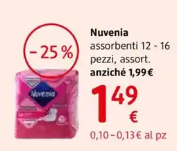 dm drogerie markt Nuvenia assorbenti offerta