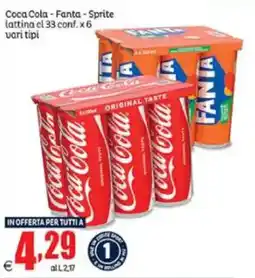 Elite Coca Cola/Fanta/Sprite offerta