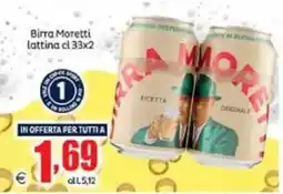 Elite Birra Moretti lattina offerta