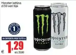 Elite Monster lattina offerta
