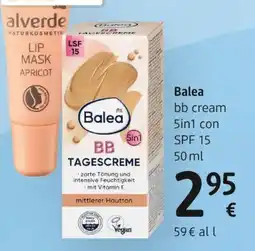 dm drogerie markt Balea bb cream 5in1 con SPF 15 offerta