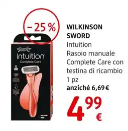 dm drogerie markt Wilkinson Sword Intuition Rasoio manuale offerta