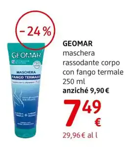 dm drogerie markt Geomar maschera rassodante corpo offerta