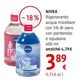 dm drogerie markt NIVEA acqua micellare rigenerante offerta