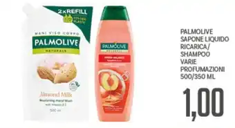 Palmolive sapone liquido ricarica/shampoo varie profumazioni