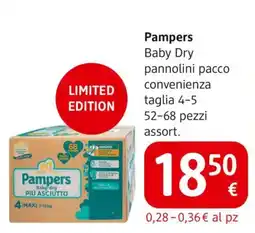dm drogerie markt Pampers Baby Dry offerta