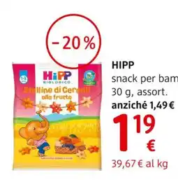 dm drogerie markt HiPP Stelline di Cereali alla frutta offerta