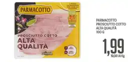 Supermercati Piccolo Parmacotto prosciutto cotto alta qualità offerta