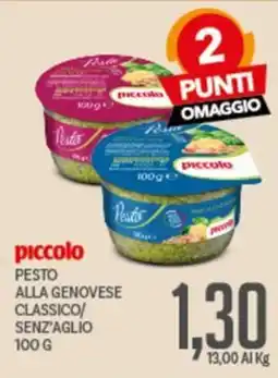 Supermercati Piccolo piccolo pesto alla genovese classico offerta