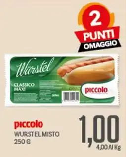 Supermercati Piccolo piccolo wurstel misto offerta
