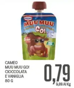 Supermercati Piccolo Cameo muu muu go! cioccolata e vaniglia offerta