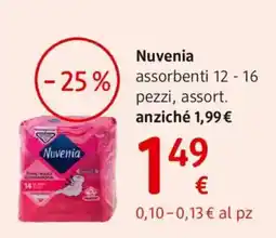 dm drogerie markt Nuvenia assorbenti offerta
