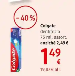 dm drogerie markt Colgate dentifricio offerta