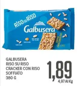 Supermercati Piccolo Galbusera Riso su Riso Cracker con Riso Soffiato offerta
