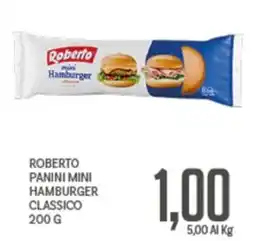 Supermercati Piccolo Roberto panini mini hamburger classico offerta
