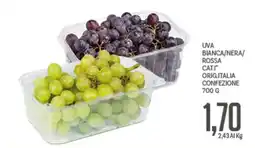Supermercati Piccolo Uva bianca/nera/rossa offerta