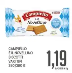 Supermercati Piccolo Campiello è il Novellino biscotti offerta