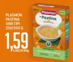 Supermercati Piccolo Plasmon la Pastina stelline offerta