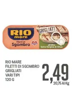 Supermercati Piccolo Rio mare filetti di sgombro grigliati offerta