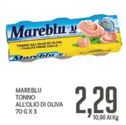 Supermercati Piccolo Mareblu tonno all'olio di oliva offerta