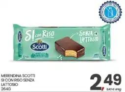 Eurospar Merendina Scotti si con riso senza lattosio offerta