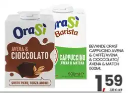 Eurospar OraSi bevande avena e cioccolato offerta