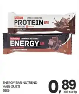 Eurospar Energy bar Nutrend offerta
