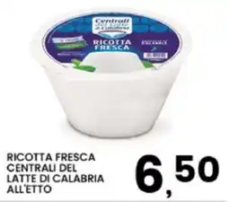 Interspar Ricotta fresca Centrali del latte di Calabria offerta