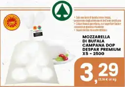 Interspar Mozzarella di bufala campana dop despar premium offerta