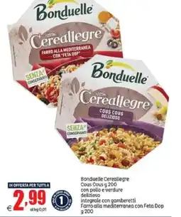 Elite Bonduelle Cereallegre offerta