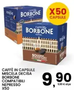 Interspar Caffè in capsule miscela decisa Borbone compatibili offerta