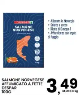 Interspar Salmone norvegese affumicato a fette despar offerta