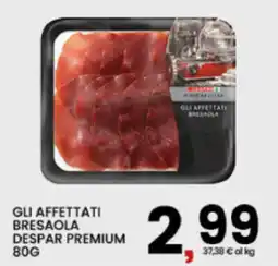 Interspar Gli affettati bresaola despar premium offerta