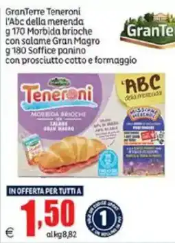 Elite Teneroni morbida brioches con salame gran magro offerta
