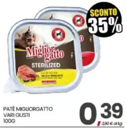 Eurospar Patè Migliorgatto offerta
