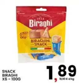 Interspar Biraghi snack offerta
