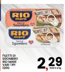 Interspar Filetti di Sgombro Rio Mare offerta