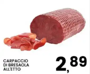 Carpaccio di bresaola