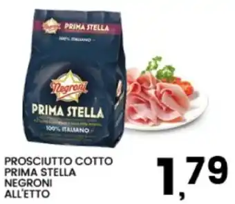 Prosciutto cotto Prima Stella Negroni