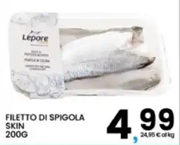 Interspar Lepore filetto di spigola skin offerta