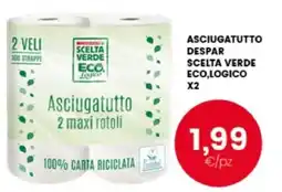 Interspar Asciugatutto Scelta Verde Eco,Logico offerta