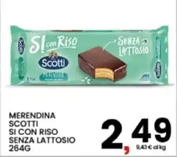 Interspar Merendina Scotti si con riso senza lattosio offerta