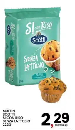 Interspar Muffin Scotti si con riso senza lattosio offerta