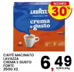 Interspar Caffé macinato Lavazza Crema e Gusto Forte offerta