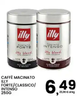 Interspar Caffè macinato illy forte/intenso offerta