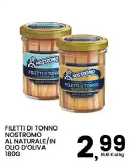 Interspar Filetti di tonno Nostromo al naturale/in olio d'oliva offerta