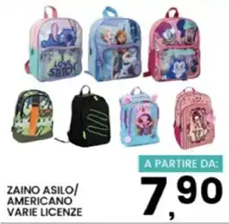 Interspar Zaino asilo/ americano varie licenze offerta