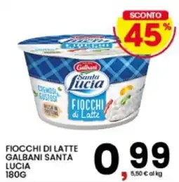 Interspar Fiocchi di latte Galbani Santa Lucia offerta