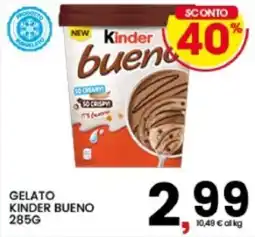 Interspar Gelato Kinder Bueno offerta